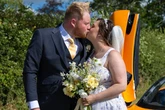 Kaleb Cooper's wedding in pictures as co-star Jeremy Clarkson arrives in style