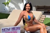 'Australia's hottest model' looking for tanning assistant to rub her with oil for £14k