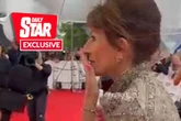 Davina McCall makes very naughty comment at NTAs in teeny diamond mini dress