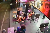 Wild Brit on holiday gets arm broken for punching woman in the face after she rejected him
