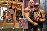 Gladiators legend Lightning still bodybuilding aged 50 alongside her Mr Universe husband