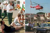UK beach horror as 1,000 injured in horror scene like 'Jaws' as sea red with blood