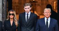 Melania and Barron Trump arrive in NYC to support Donald amid guilty verdict