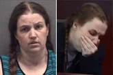 Twisted mum vomits in court as she's shown pictures of son she starved and tortured