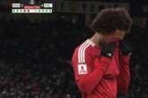 Joshua Zirkzee left in tears after missing crucial Man Utd penalty vs Fulham