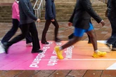 Pedestrian 'fast lanes' being trialled in UK city centres to ease high street congestion