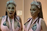 Katie Price shows off ‘biggest ever boobs’ in cut-out jumpsuit with huge slashes