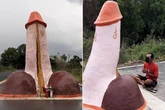 Villagers erect massive penis statue to successfully end devastating drought