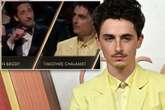 Timothee Chalamet 'hides Oscars disappointment' with one-word response after loss