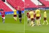Eric Bailly booked as scuffle breaks out during Man Utd's behind-closed-doors friendly