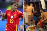 Spain's Euro 2024 hero accidentally flashes team-mates a** when celebrating win