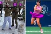 Tennis ace Elina Svitolina swaps racket for rocket launcher and joins 'heroes' in Ukraine