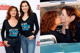 Thelma and Louise stars recreate iconic kiss scene from movie to mark 30th anniversary