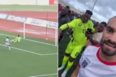 Andre Onana shoves fan after latest goalkeeping calamity leads to pitch invasion
