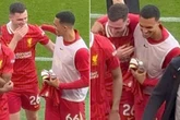 Liverpool fans think they know what Trent Alexander-Arnold was told by team-mate