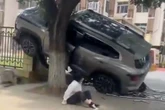 BREAKING Car smashes into primary school students as multiple bodies sprawled across road
