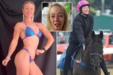 Stunning jockey who had face bashed in by thugs beats trauma as glam bodybuilder