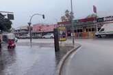 Benidorm 'roads flooded and beach deserted' as Biblical weather strikes