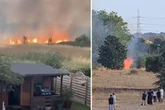 Britain on fire as thousands evacuated while wildfires rage all across UK
