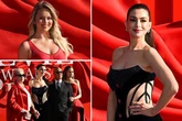 Anne Hathaway slips into plunging frock at The Devil Wears Prada 2 UK premiere