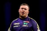 Luke Littler loses cool in rare outburst in defeat as star throw darts case off-stage