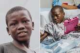 Football playing lad, 5, attacked by brutal venomous snake told he'd lose hand