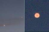 Orb-shaped UAPs 'roil like the surface of the sun' as they float across the sky in video