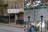 Strange London road sign directing drivers to California is finally fixed after 15 years