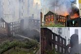 Shocking pictures show city's oldest mill reduced to smouldering ruin after major fire