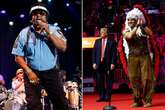 Village People perform YMCA at Trump rally after insisting song is 'not a gay anthem'