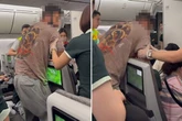 ‘Drunk’ man thrown off plane after vomiting on passenger causing 30-minute flight delay