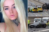 Woman whose first date ended in A1 horror crash with multiple police cars pictured
