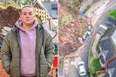 'Nightmare' landslide cuts off homeowners forced to trek from £400k new build homes