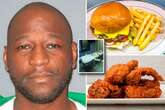 Death row inmate Freddie Owens tucked into massive last meal including burgers and steak