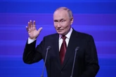 'Human Emoji' Putin is back as he gives bizarre and very animated Moscow City Day speech