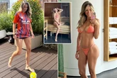 Ex-Premier League ace's wife shares 'spectacular' bathroom selfie and pre-season kiss pic