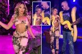 Valerie Loureda has 'best birthday ever' until WWE ace makes her hold huge snake