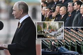 Putin and world leaders unite as Soviet throwback tune blasted in Victory Day parade