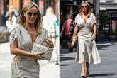 Amanda Holden ditches bra as she wows in paper-thin white dress during heatwave