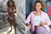Coronations Street's Alexandra Mardell wows in tiny bikini as she plays in snow