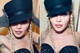 Madonna spreads legs wide open as she leaves little to imagination in eye-popping display