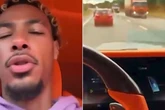 Idiot Liverpool star films himself on his phone driving £200k Merc before Snapchat post