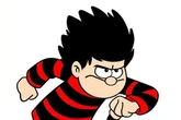 Brit kids are just like Dennis the Menace causing chaos around their homes