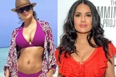 Salma Hayek denies boob job claims and insists her assets 'just kept growing'