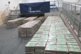 Police seize a mountain of cocaine the weight of a double decker bus in just three months