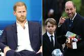 Prince Harry 'substituted by Prince George' in annual football match