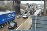 Multi-vehicle crash on M25 as five cars and van collide casing 'long delays'