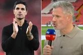 Jamie Carragher warns Mikel Arteta leaving Arsenal like Liverpool side with 'handbrake on'