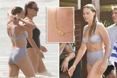 Margot Robbie soaks up sun in bikini beach snaps wearing sweet nod to her new role