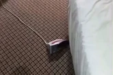 Brit terrified as 'poltergeist' takes over his hotel room and causes chaos